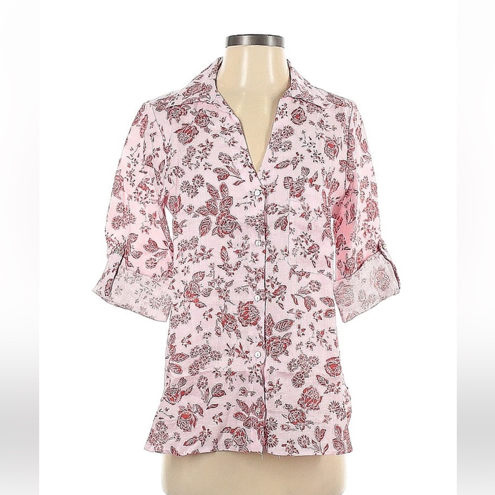Zara Short Sleeve Button Down Shirt